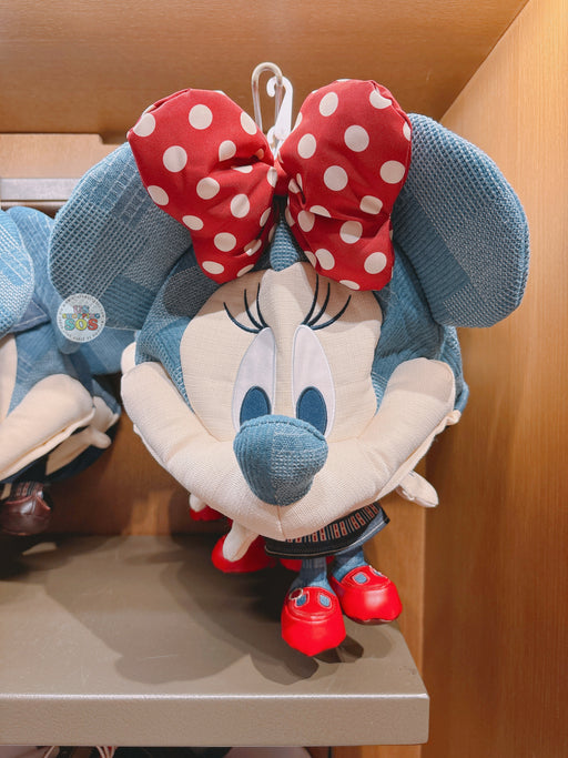 SHDL - 2026 Mickey and Friends Denim City Walk Collection x Big Head Plush Hat - Minnie Mouse