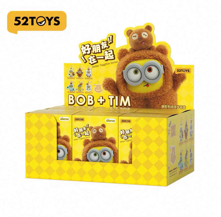 China Exclusive - Bob + Tim ‘Better Together Series’ Vinyl Face Plush Keychain Blind Box (Release Date: Oct 30, 2025)
