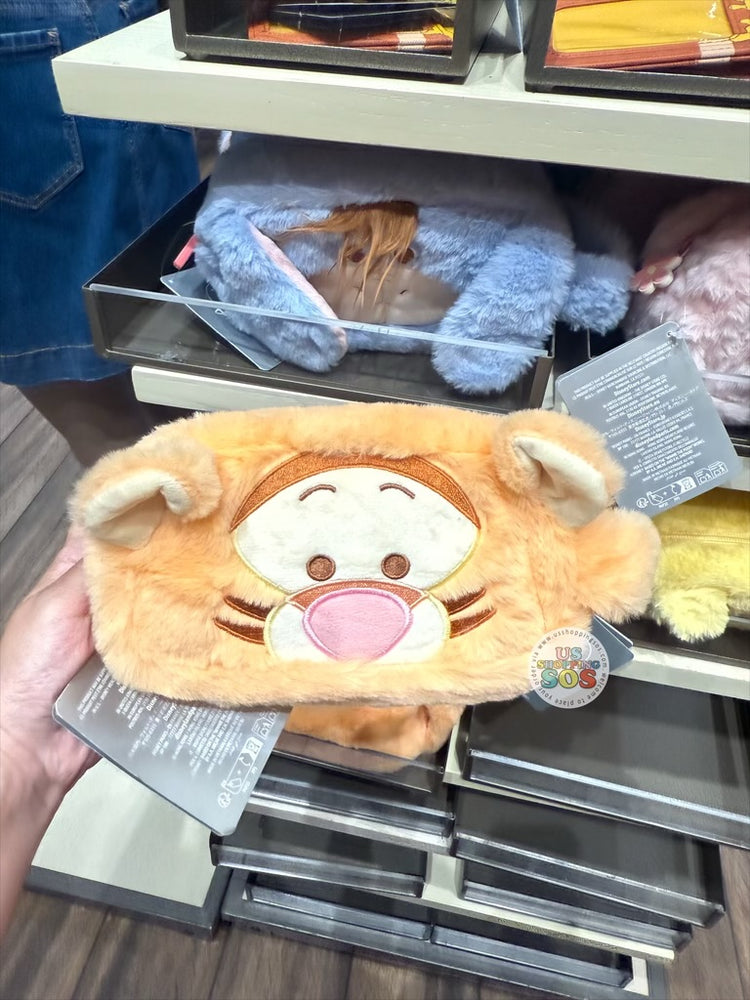 DLR/WDW - Pooh & Friends - Tigger Fluffy Pencil Case/Pouch