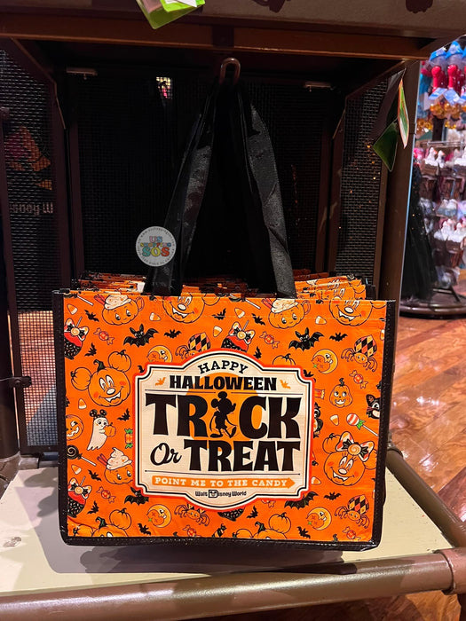 DLR/WDW - Halloween 2026 Mickey Mouse & Family Collection x “Trick or Treat” Plastic Tote Bag