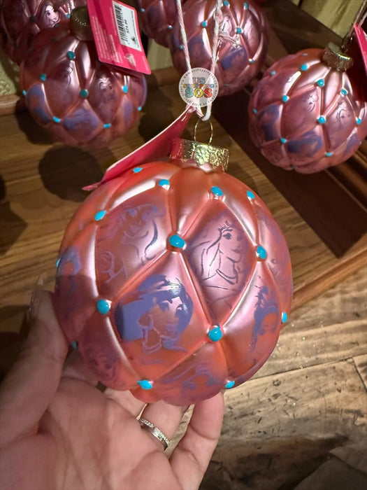 DLR/WDW - Disney Princess Bauble Glass Hanging Ornament 2026
