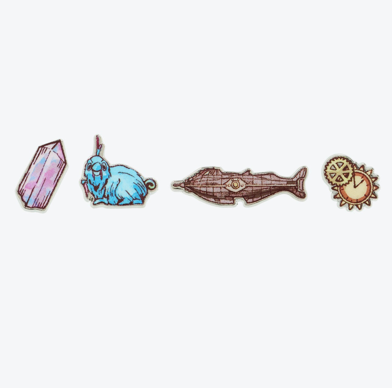 TDR - Tokyo DisneySea 25th Anniversary "Jubilee Rocket" Collection x Set of 4 Sparkling Peace