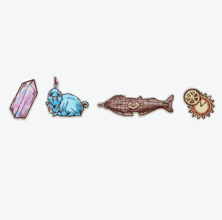 TDR - Tokyo DisneySea 25th Anniversary "Jubilee Rocket" Collection x Set of 4 Sparkling Peace
