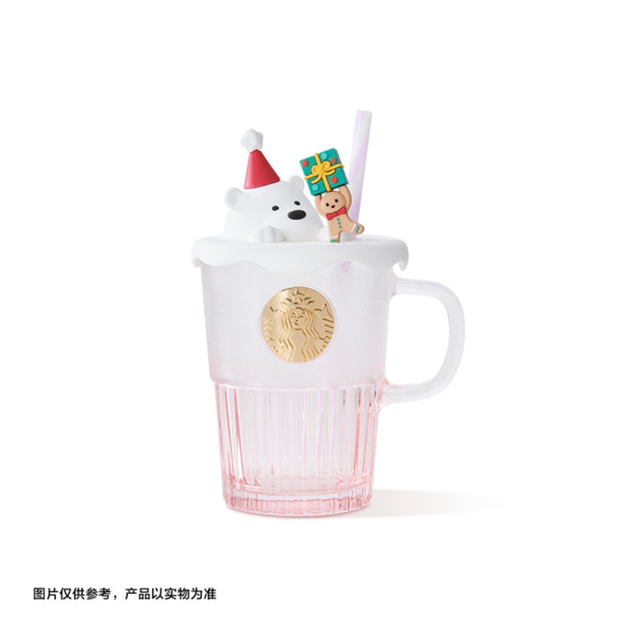 2023 Starbucks Christmas China Cute Cups Mug Animal Keychain Ornament Xmas  Gifts