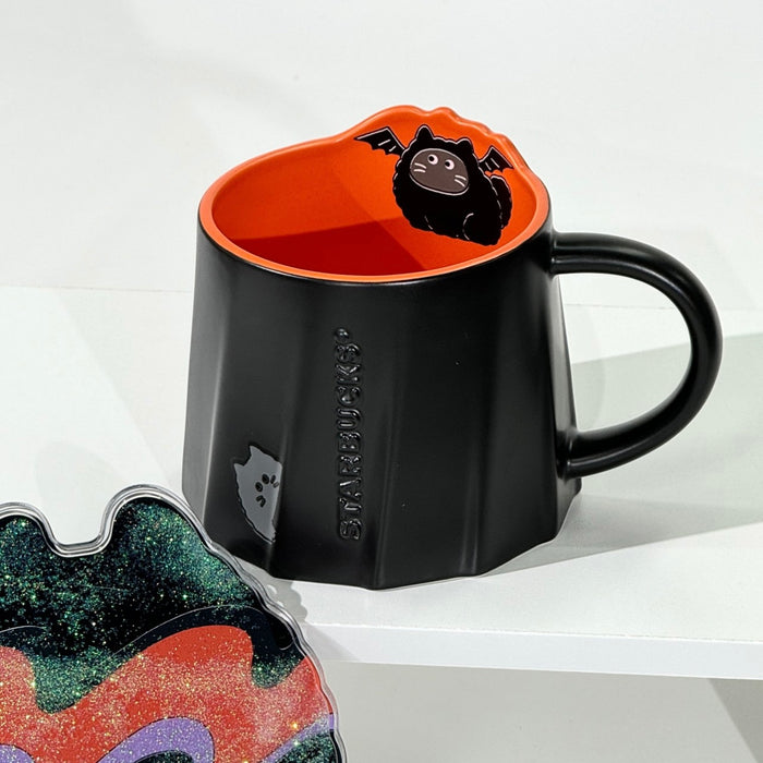 Starbucks China - Halloween 2023 - 4. Little Devil Ceramic Mug with Coaster 430ml