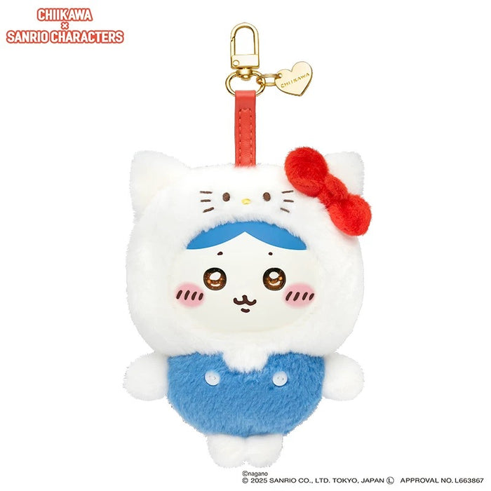 MINISO - Chiikawa x Sanrio Characters Vinyl Plush Pendant x Hello Kitty + Hachiware