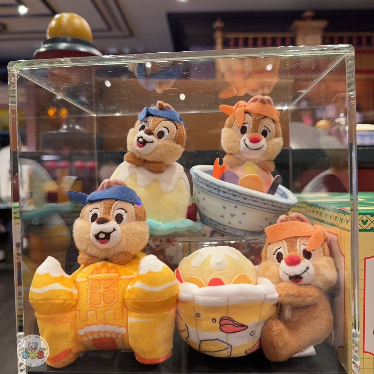 アグネスデジタル ぬいぐるみ 香港カップ 2001 HKDL - 2026 Chip & Dale Hong Kong Cuisine & Dim Sum Collection x