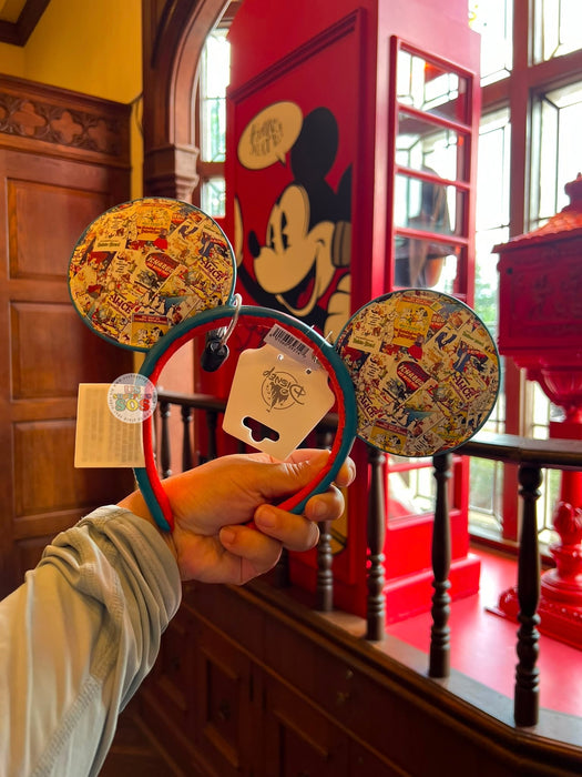 WDW - 2026 United Kingdom Pavilion Poster Collection - Mickey Mouse Ear Headband