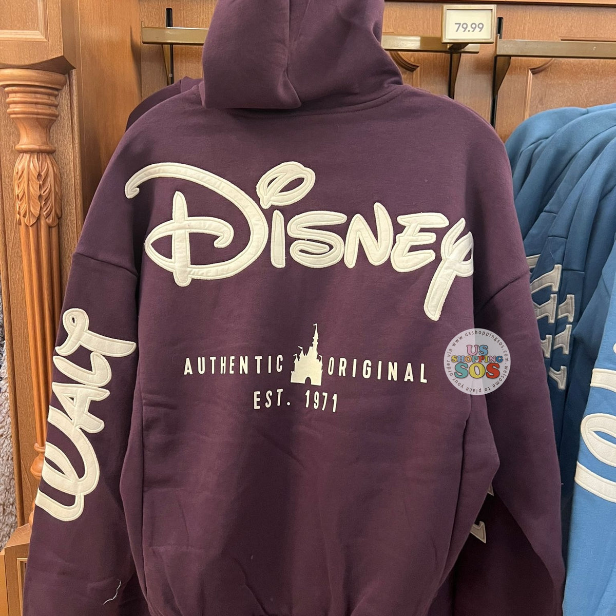 DLR/WDW - Park Logo Authentic Castle Original Dark Purple Zip