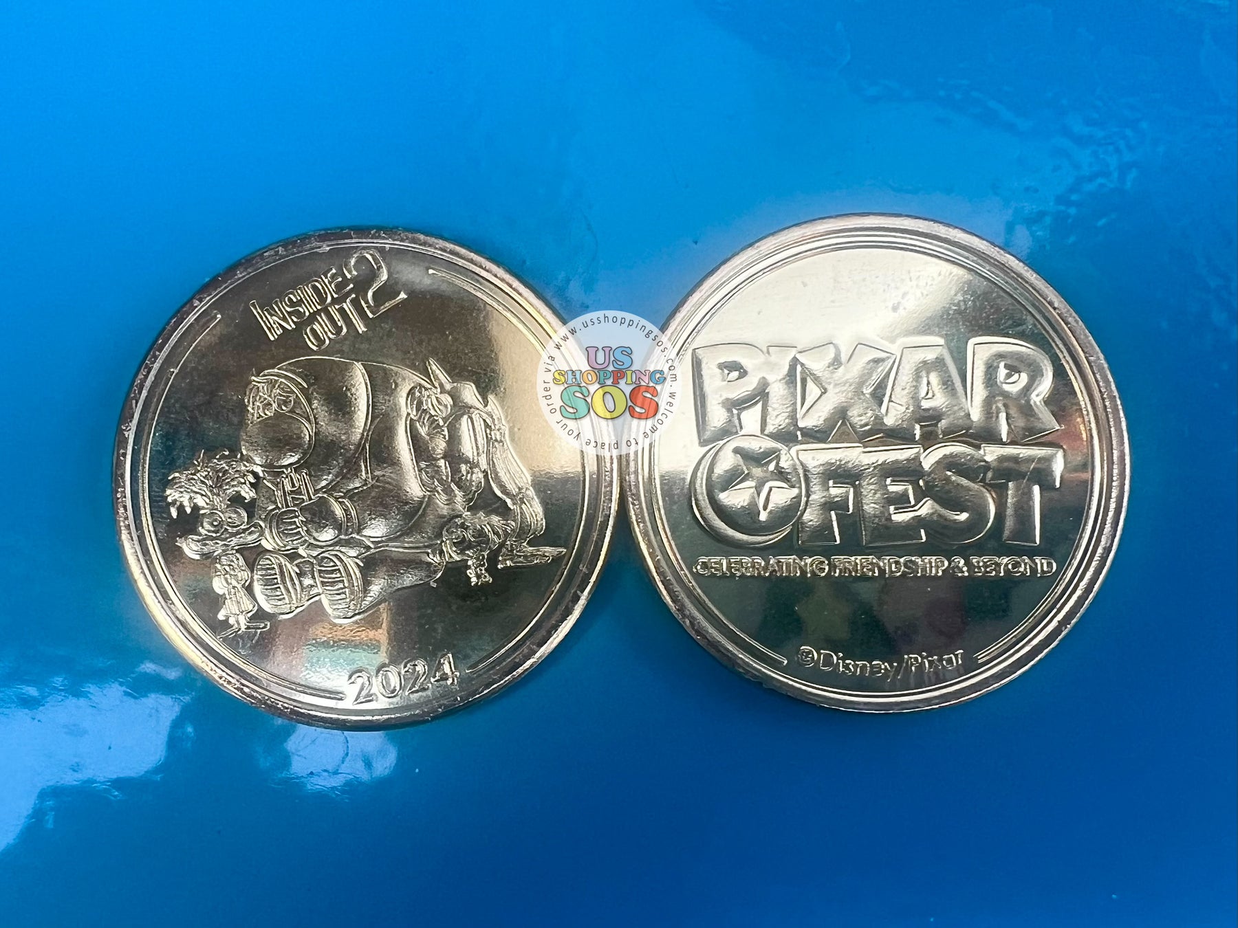 DLR - Pixar Fest 2024 - Inside Out 2 2024 Collectible Medallions