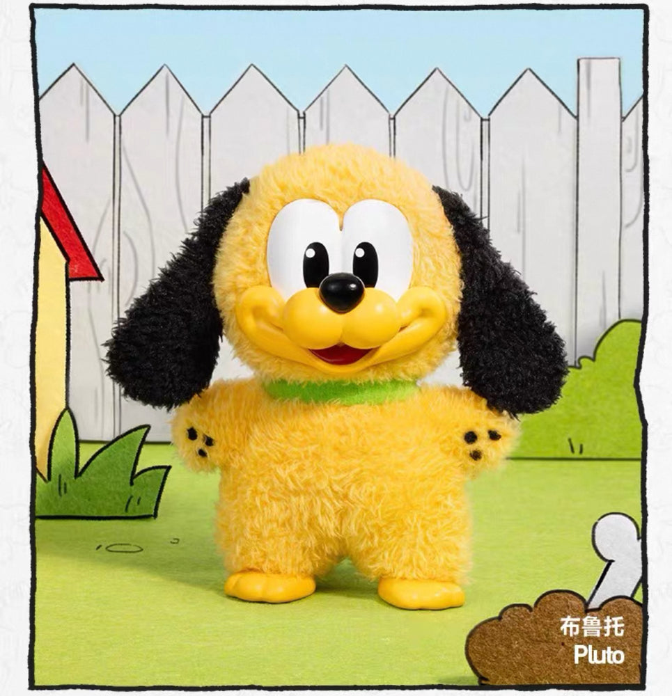 Popmart x Mickey Family Cute Together Keychain Series Figures Random Secret Box x Pluto