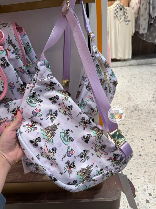 DLR/WDW - Stoney Clover Lane - Mickey & Minnie Park Fun 2026 - All-Over-Print Jumbo Fanny Pack