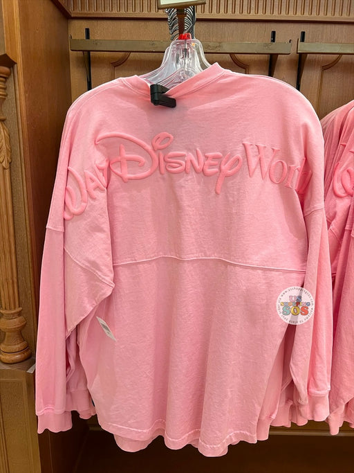 WDW - Spirit Jersey "Walt Disney World" Pink Puffy Ink Baby Pink Pullover (Adult)