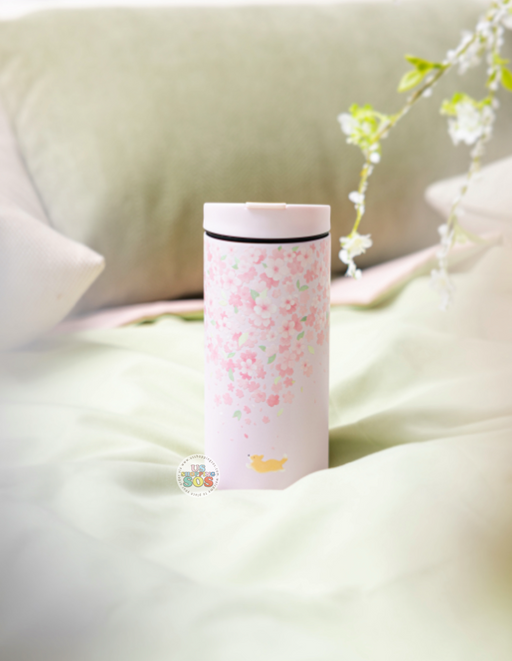 Starbucks Hong Kong - 2026 Cherry Blossom ‘Nap Under the Willow’ Collection x Corgi Under the Cherry Blossom Tree Stainless Steel Bottle
