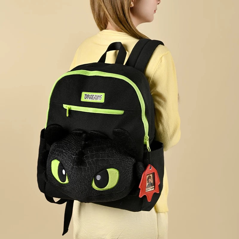 China Exclusive - How to Train Your Dragon x Toothless Backpack (Size: Large)