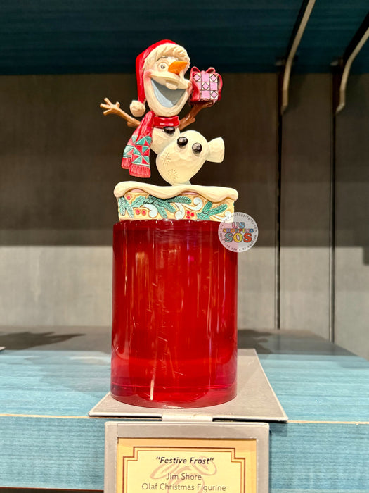DLR/WDW - Jim Shore Olaf “Festive Frost” Figurine
