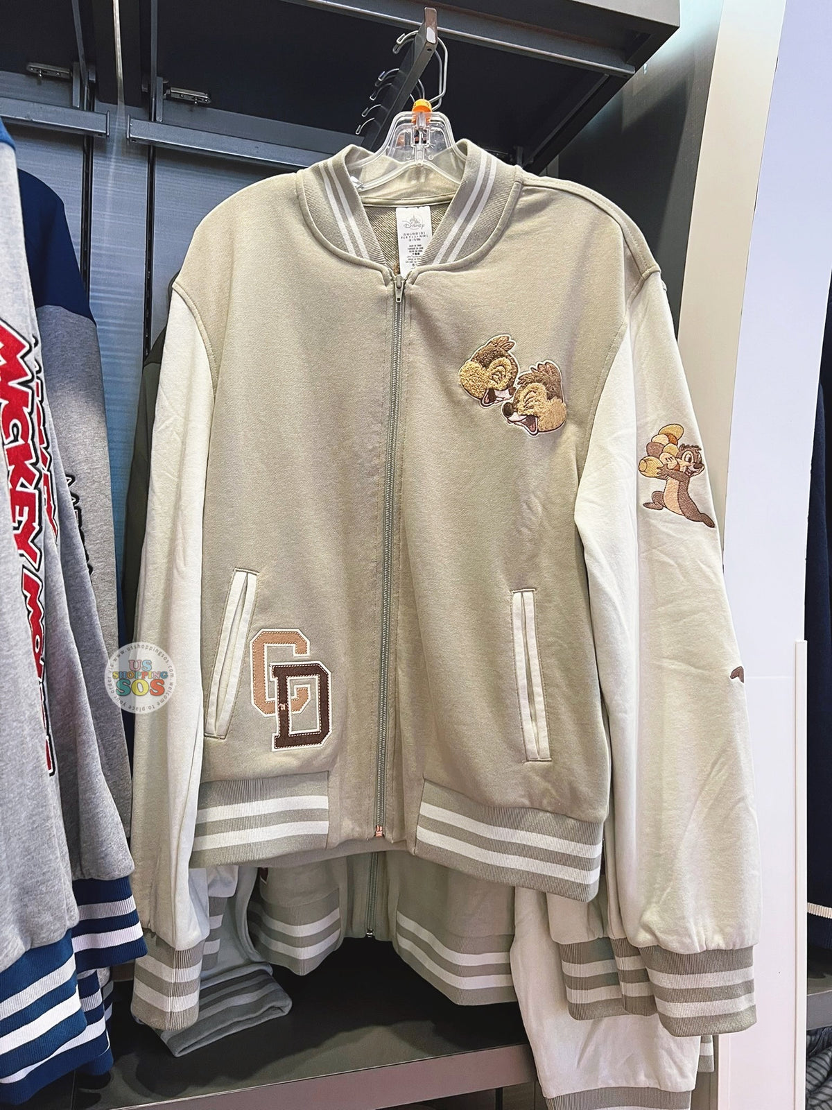 DLR/WDW - Chip & Dale Letterman Jacket (Adult) — USShoppingSOS