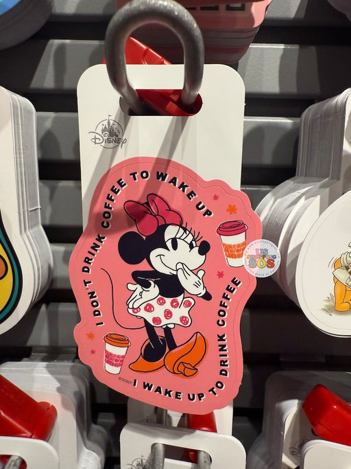 DLR/WDW - Vinyl Decals 2026 - Minnie Wake Up Coffee