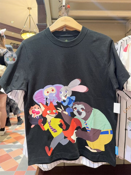 HKDL - Zotoopia T Shirt for Adults (Color: Black)