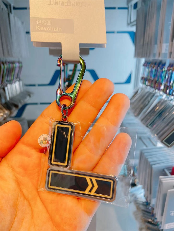 SHDL - Tron Lightcycle Power Run Mickey Mouse Alphabet Keychain x L