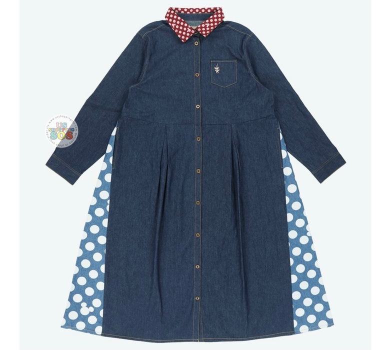 TDR - Vintage Denim Design x Mickey & Minnie Mouse Denim Shirt Dress for Adults (Release Date: Jun 5, 2025)