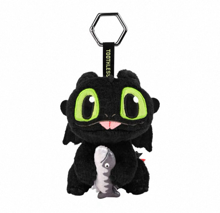China Exclusive - How to Train Your Dragon x Toothless with Fish Plush Keychain