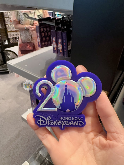 HKDL - 20th Anniversary Grand Celebration - Mickey Mouse & Castle Magnet