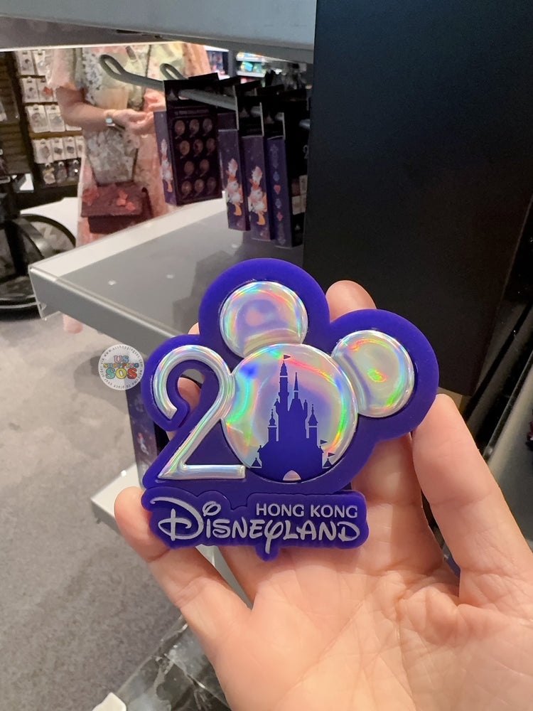 HKDL - 20th Anniversary Grand Celebration - Mickey Mouse & Castle Magnet