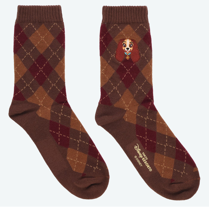 TDR - 2025 Lady & the Tramp Retro & Classic" Collection x Lady Socks Size: 22 to 25cm (Release Date: Dec 26, 2025)