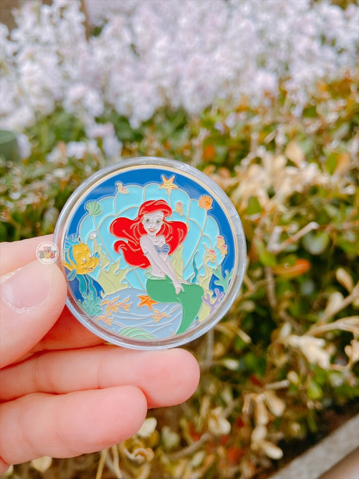 SHDL - The Little Mermaid Ariel & Flounder Souvenir Coin