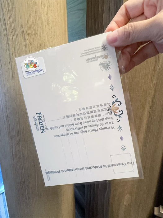 HKDL - World of Frozen 1st Anniversary x Post Card (Design A)