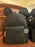 DLR/WDW - Loungefly Mickey Ear Black Intrecciato Pleather Backpack