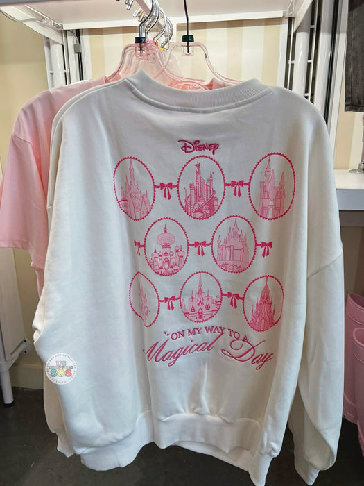 Disney x 2026 SkinnyDip Apparel Collection x “On My Way to a Magical Day” Sweatshirt (Adults)