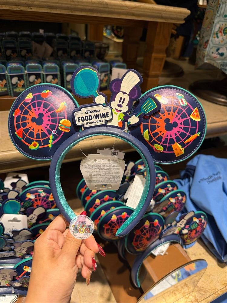 DLR - DCA Food & Wine Festival 2026 - Mickey Chef Ear Headband