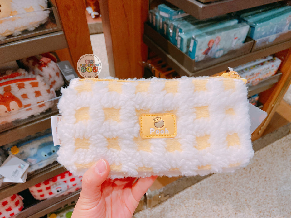 SHDL - Fluffy Waffle Pattern Multi- Function Pouch x Winnie the Pooh