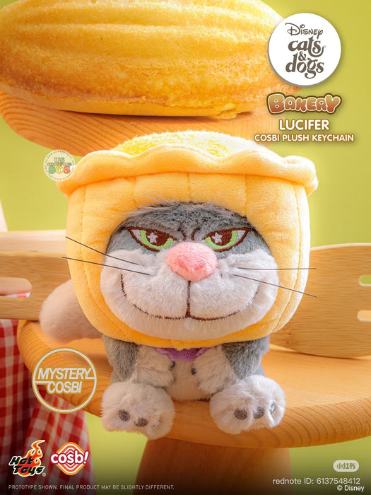 Hot Toy Cosbi - Disney Cats & Dogs Bakery Cosbi Plush Keychain Blind Box (Release Date: Jun 5, 2026)