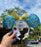 WDW - Walt Disney World Marquee Sky Blue Sequin Ear Headband