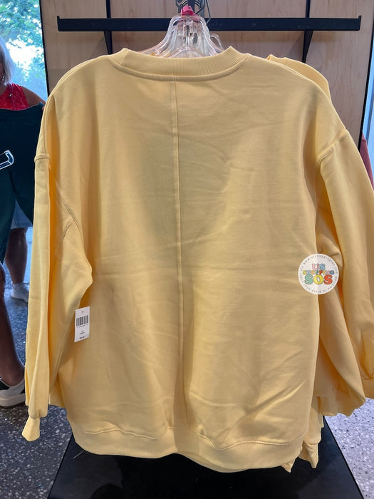DLR/WDW - Beauty and the Beast 2026 - Chip Face Icon Park Logo Butter Yellow Fleece Pullover (Adult)