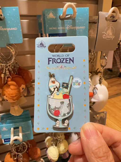 HKDL -  2026 World of Frozen Collection x Olaf & Snowgies ‘Drink’ Pin Badge