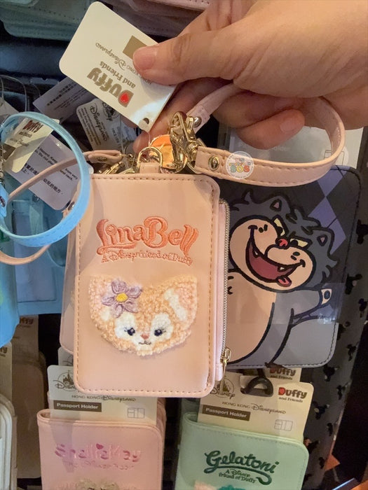 HKDL - Duffy & Friends x LinaBell Embroidered Card Holder with Retractable Badge Reel Carabiner