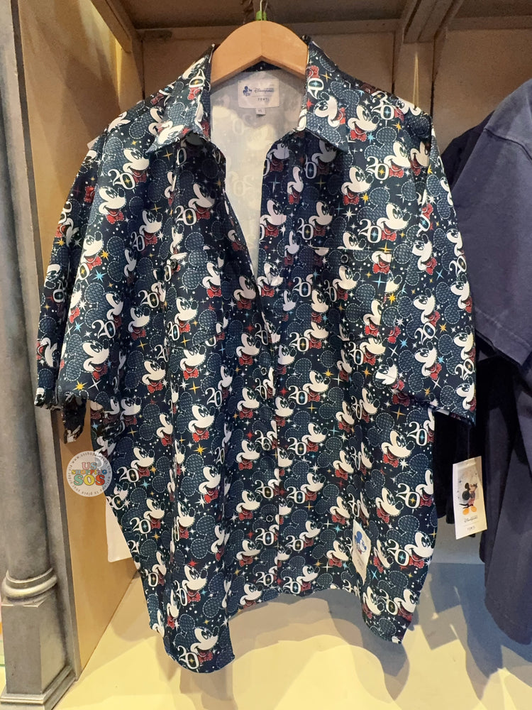 HKDL - Hong Kong Disneyland 20th Anniversary FDMTL Mickey Short Sleeve All Over Print Shirt for Adults