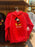 DLR/WDW - Mickey Mouse Park Logo Raglan Red Hoodi Pullover (Adult)