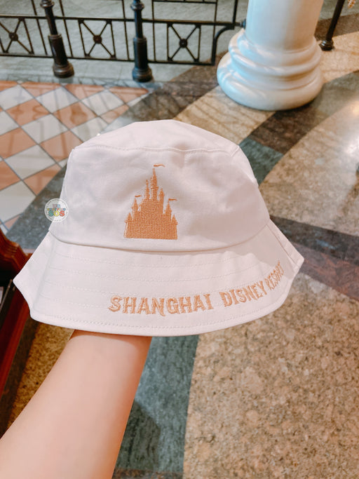 SHDL -  Shanghai Disney Resort Castle & ‘Embroidery’ Bucket Hat for Adults