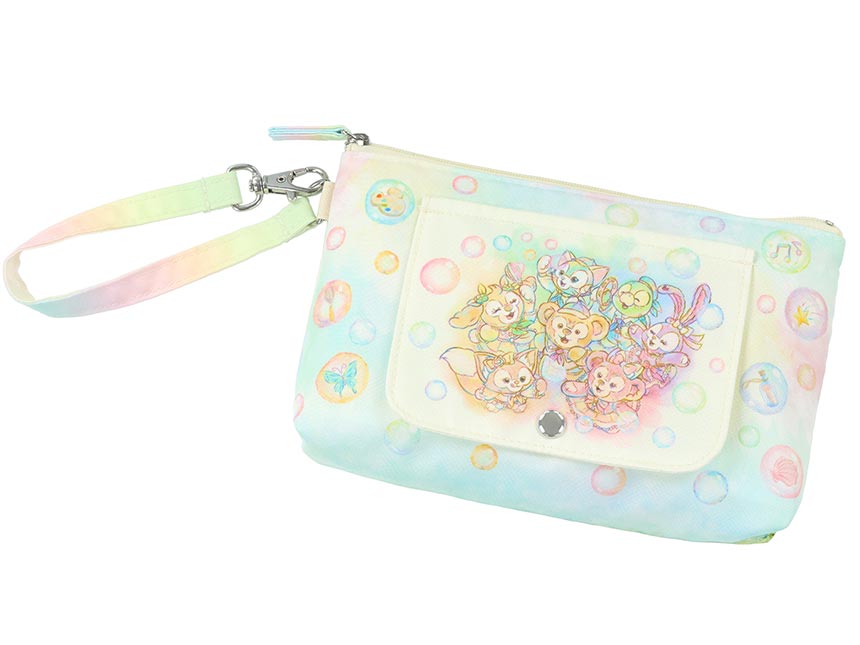 TDR - Duffy & Friends 20th Anniversary: Colorful Happiness x Duffy & Friends Souvenir Carry On Zipper Pouch (Release Date: Apr 8, 2025)