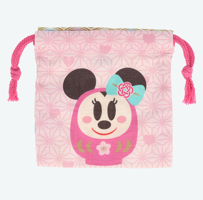TDR - 2026 Happy New Year Mickey & Friends Collection x Mickey & Friends "Daruma" Drawstring Bags Blind Box (Whole Box) (Release Date: Dec 1, 2025)