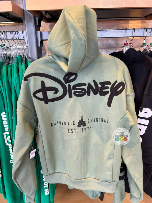 DLR/WDW - Castle Authentic Original Est Grayish Olive Hoodie Jacket (Adult)