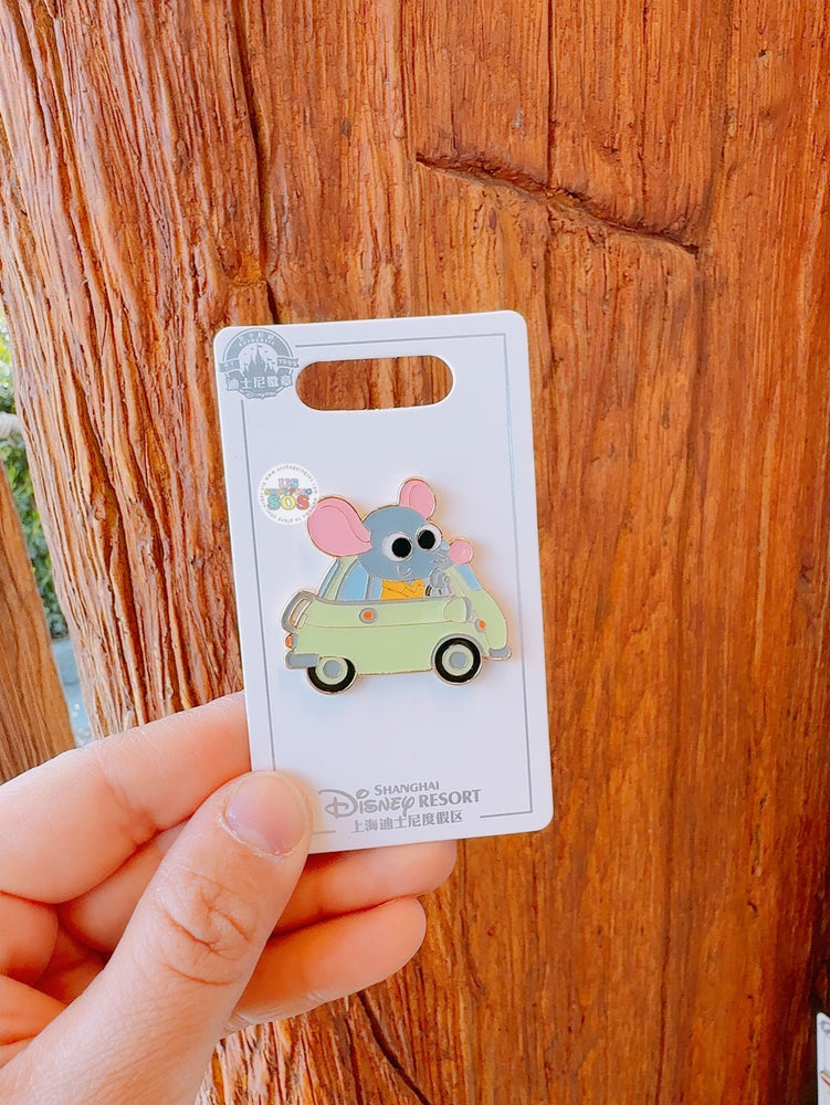 SHDL - Zootopia ‘Driving’ a Car x Rat Pin Badge