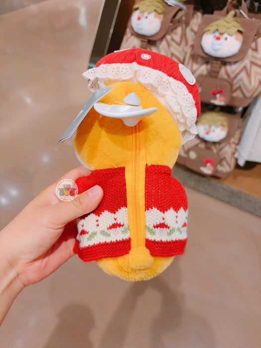 SHDL - Chip & Dale Autumn Forest Collection x Clarice Plushy Shaped Stationary Bag (Release Date: Sept 12, 2025)