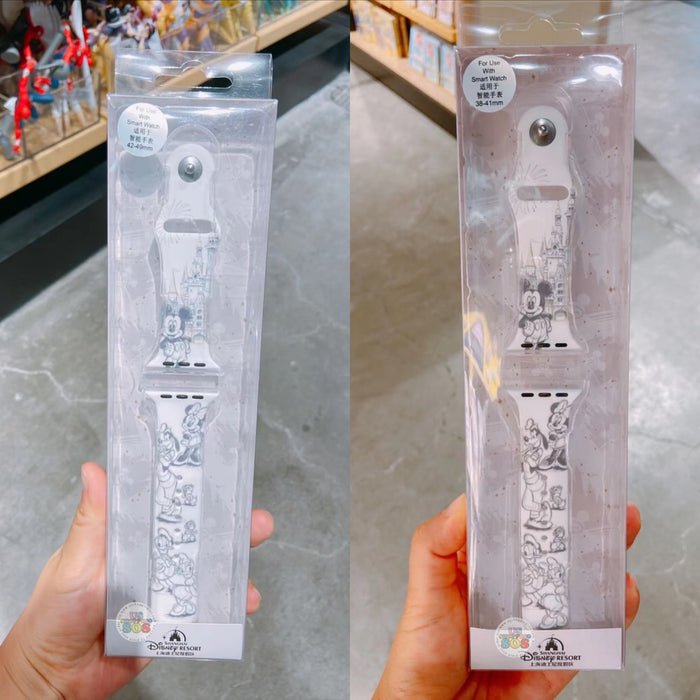 SHDL - Sketch Style Mickey & Friends Watch Band Set, for use with Apple Watch