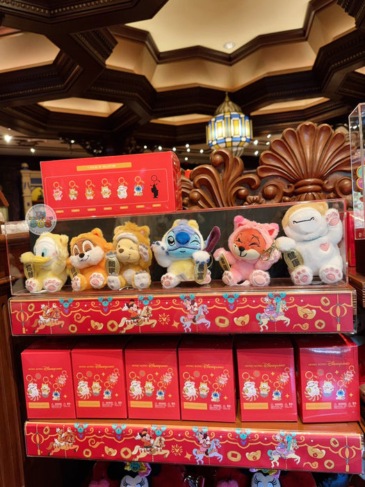 HKDL - 2026 Mickey & Friends Year of the Horse Chinese New Year Collection x Mickey & Friends Plush Keychain Blind Box Single Box